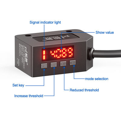 KEINE NC effektive Kostenreduzierung Hochgeschwindigkeitsreaktion Diffuser Fotosensor Intelligente Digitalanzeige Lichtschalter