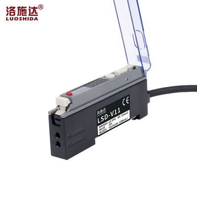 Loushida V11 Economical Digital Display Fiber Amplifier with High Visibility Single Optical Sensor NPN/PNP NO/NC Output